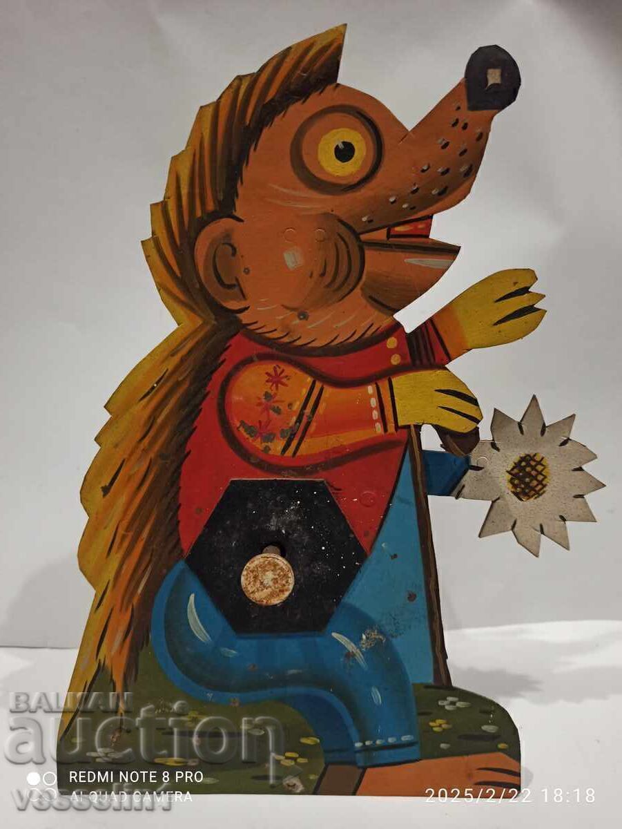 Old mechanical target from a shooting range operating in the late 70s