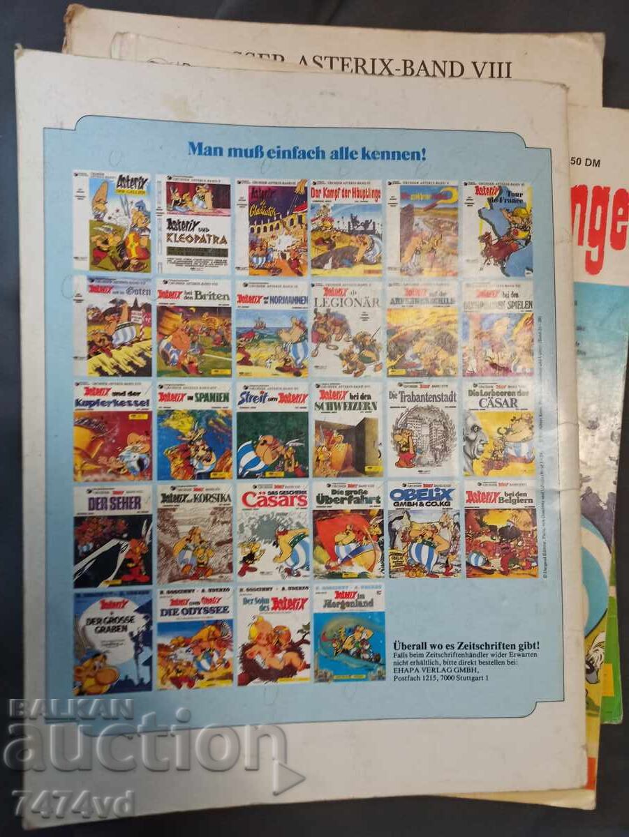 3 RETRO ASTERIX COMICS GERMAN with price 60.00 BGN | € 30.68 3 RETRO ASTERIX COMICS GERMAN with price 60.00 BGN | € 30.68