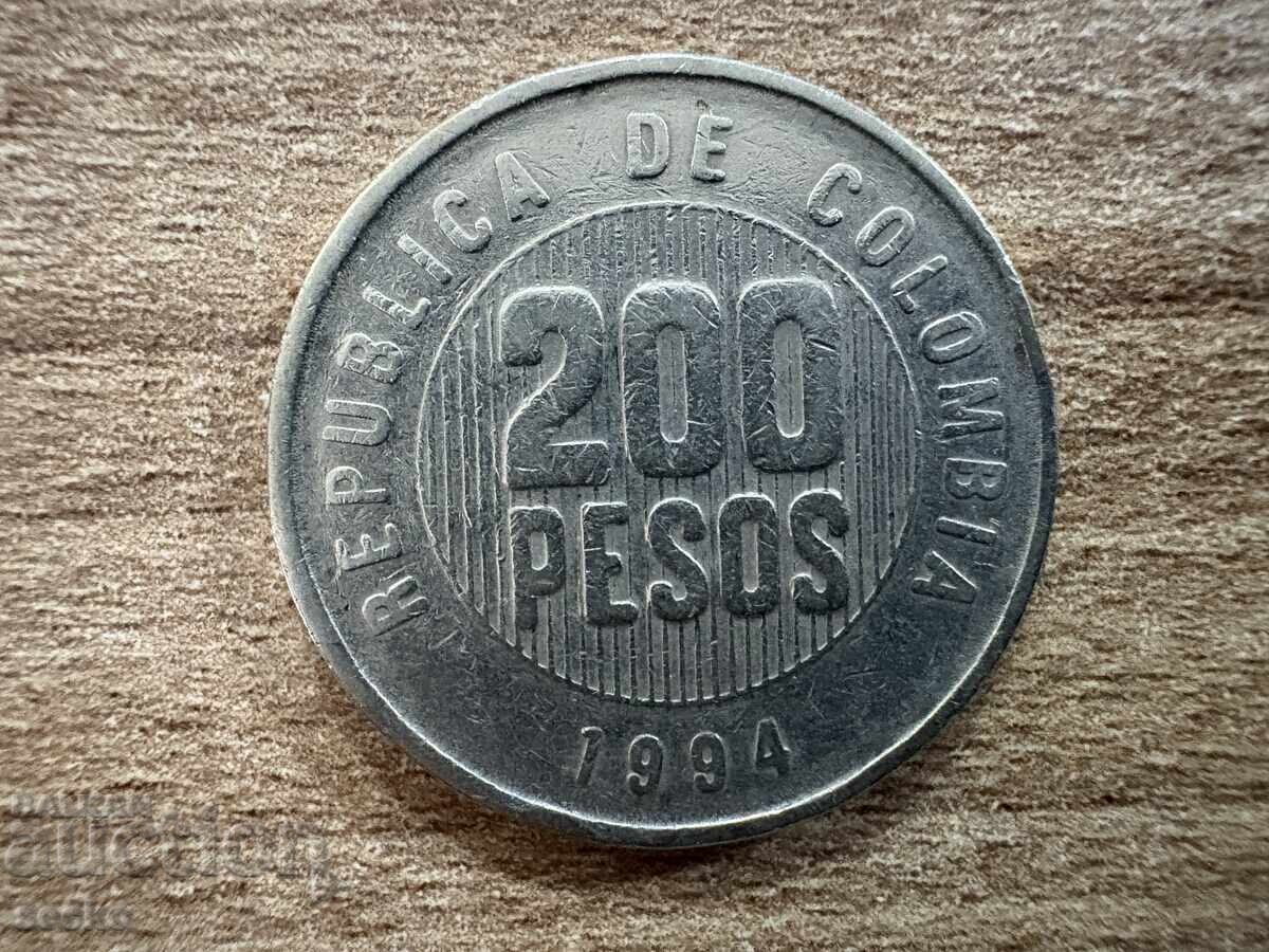Colombia - 200 pesos (1994) Colombia - 200 pesos (1994)
