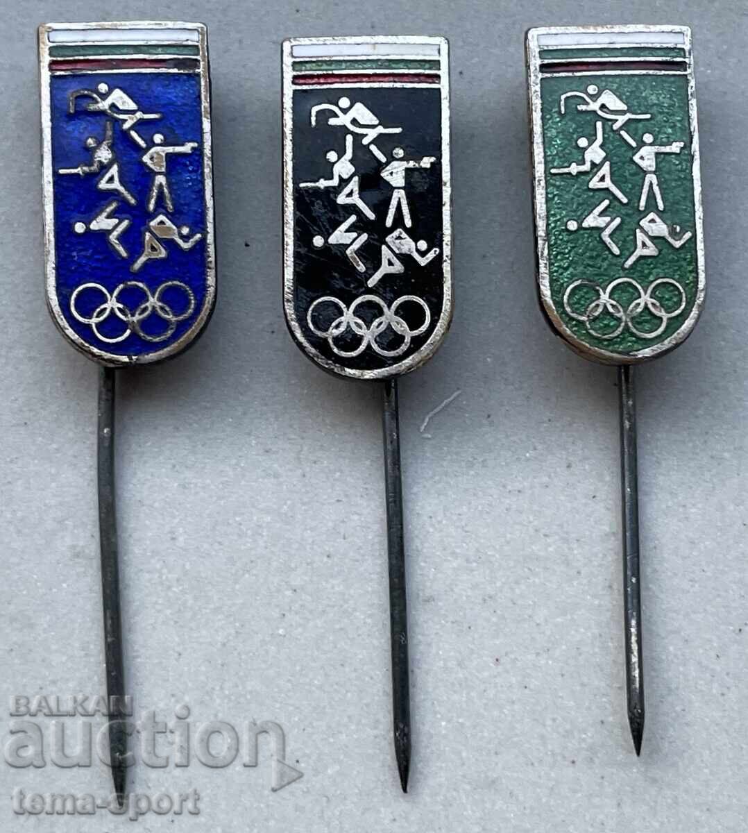 1385 Βουλγαρία 3 υπογράψει Ολυμπιακή ομάδα Μοντέρνο Πένταθλο σμάλτο