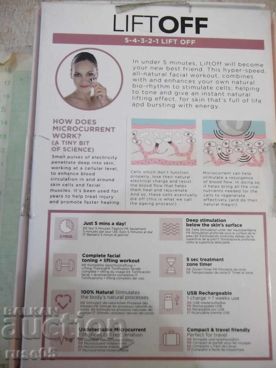 "Magnitone Lift-Off Pink" facial care device working - 6 "Magnitone Lift-Off Pink" facial care device working - 6