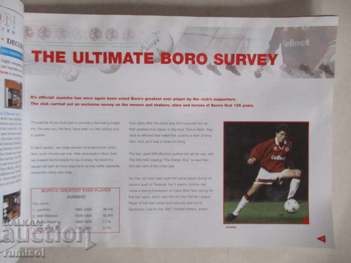 Delivery of BORO GOLD- Celebrating 125 Years of Middlesbrough Football Delivery of BORO GOLD- Celebrating 125 Years of Middlesbrough Football