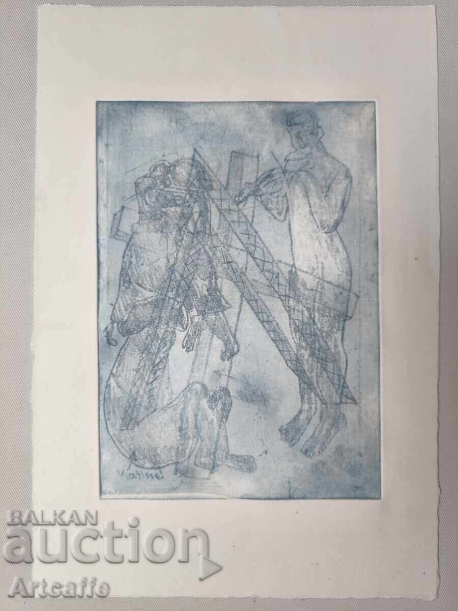 COLORED ETCHING - Matisse - 5 COLORED ETCHING - Matisse - 5