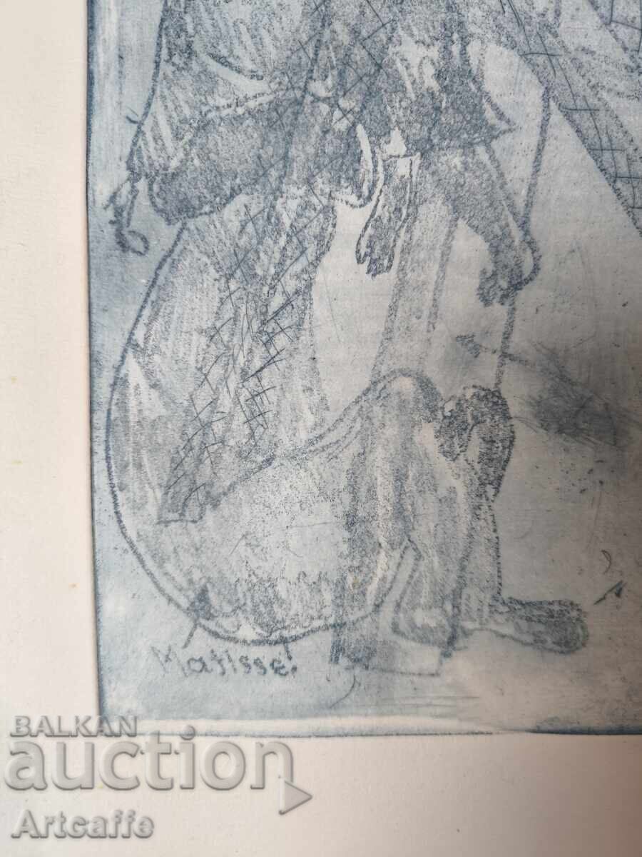 COLORED ETCHING - Matisse - 7 COLORED ETCHING - Matisse - 7
