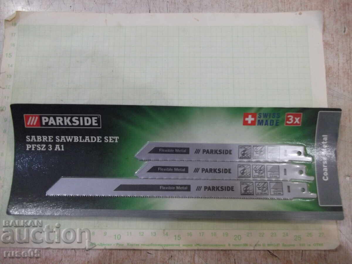 Set of "PARKSIDE" sabre saw blades "PFSZ 3 A1" new Set of "PARKSIDE" sabre saw blades "PFSZ 3 A1" new