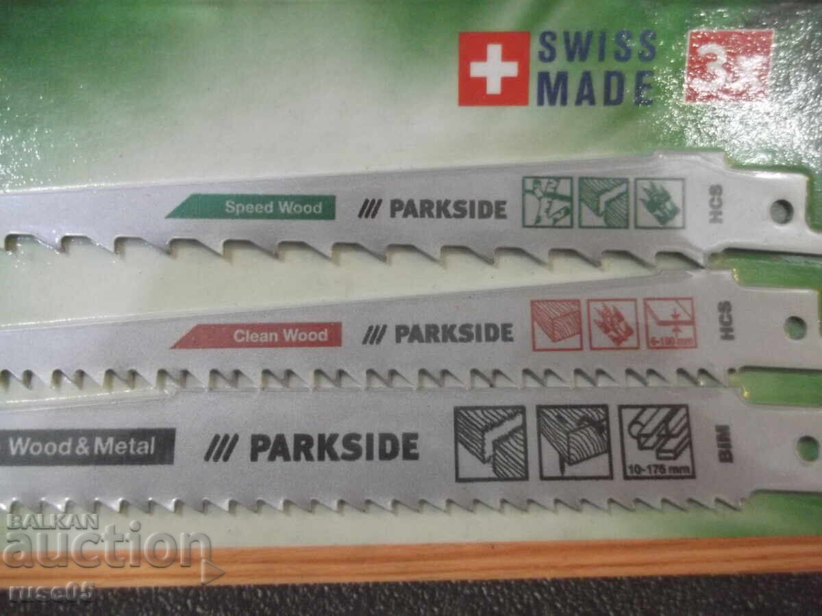 Set of "PARKSIDE" sabre saw blades "PFSZ 3 A1" new-1 - 5 Set of "PARKSIDE" sabre saw blades "PFSZ 3 A1" new-1 - 5