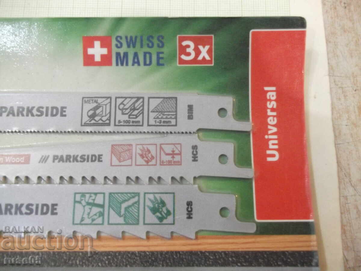 Доставка на Комплект "PARKSIDE" ножове за саблен трион "PFSZ 3 A1" нов-2 Доставка на Комплект "PARKSIDE" ножове за саблен трион "PFSZ 3 A1" нов-2