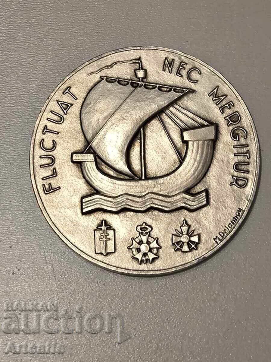 Medalia Franței Orașul Paris Fluctuac Medalia Franței Orașul Paris Fluctuac