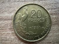 France - 20 francs (1951)