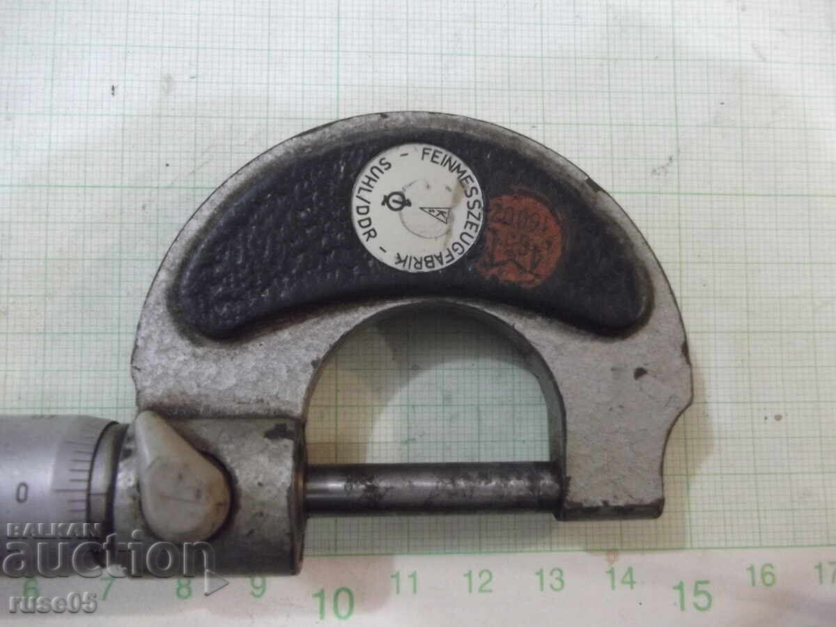 Μικρόμετρο "0-25 mm - DDR-GDR" Γερμανικής εργασίας με τιμή € 10.23 | 20.01 BGN