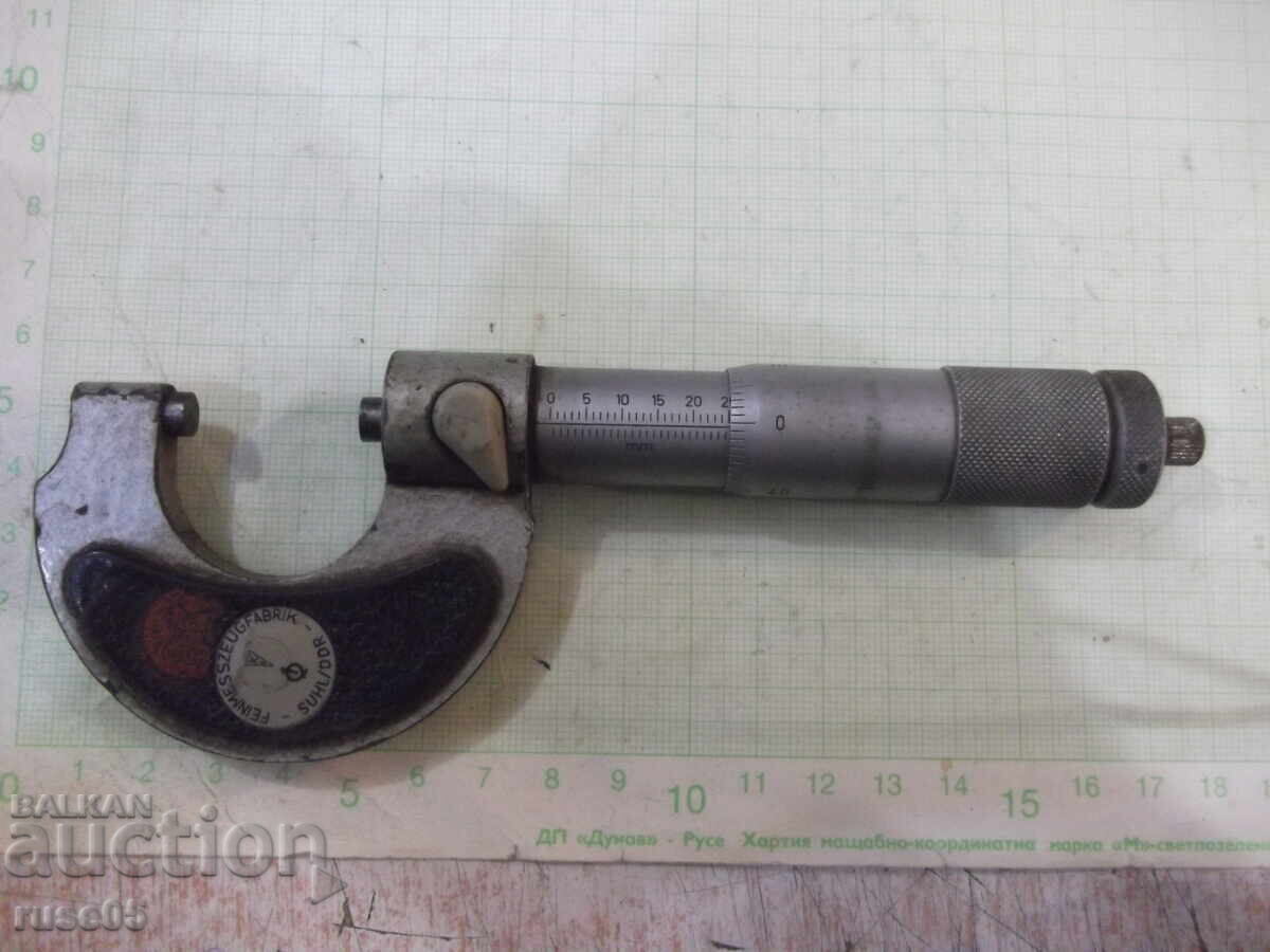 Μικρόμετρο "0-25 mm - DDR-GDR" Γερμανικής εργασίας - 6