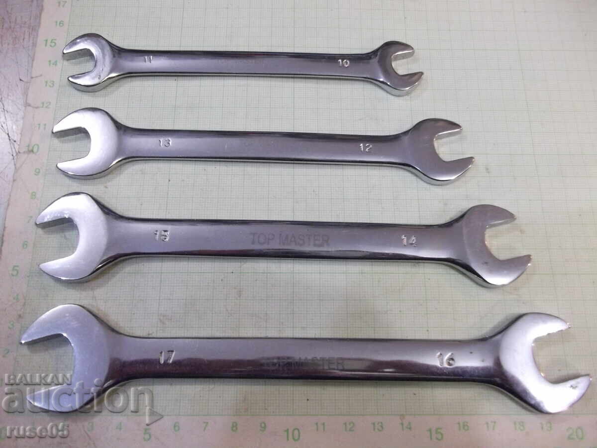 Lot of 4 "TOP MASTER" wrenches with price 10.00 BGN | € 5.11 Lot of 4 "TOP MASTER" wrenches with price 10.00 BGN | € 5.11