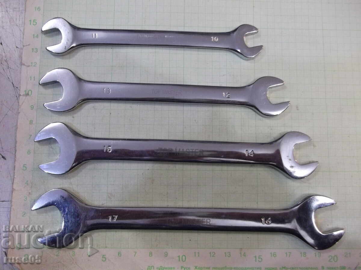 Auction Lot of 4 "TOP MASTER" wrenches Auction Lot of 4 "TOP MASTER" wrenches