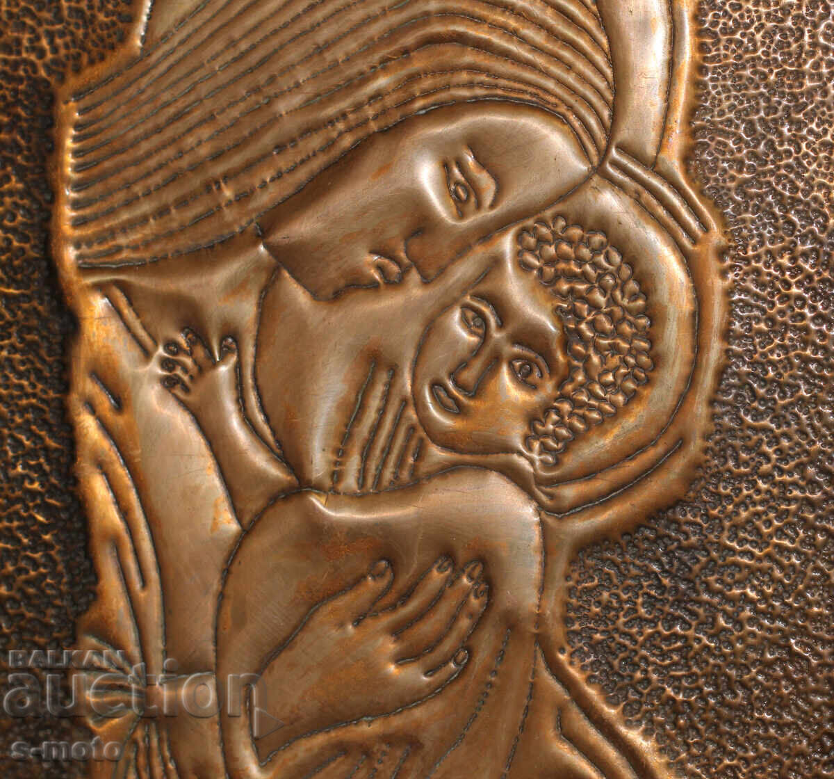 Religious plaque, icon panel, forged copper - 5 Religious plaque, icon panel, forged copper - 5