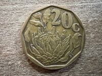 South Africa - 20 cents (1993)