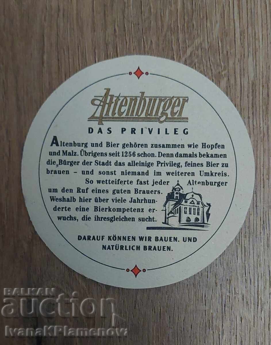 Collector's coasters, two pieces - 5 Collector's coasters, two pieces - 5