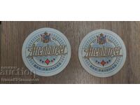 Collector's coasters, two pieces