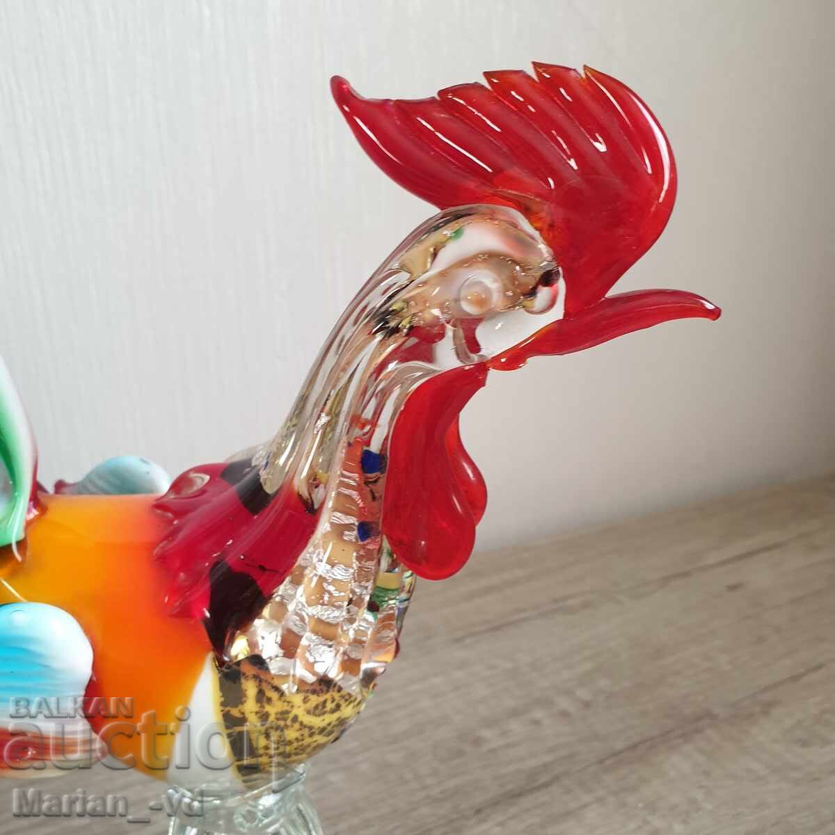 Петел от муранско стъкло с цена 100.00 лв. | € 51.13 Петел от муранско стъкло с цена 100.00 лв. | € 51.13