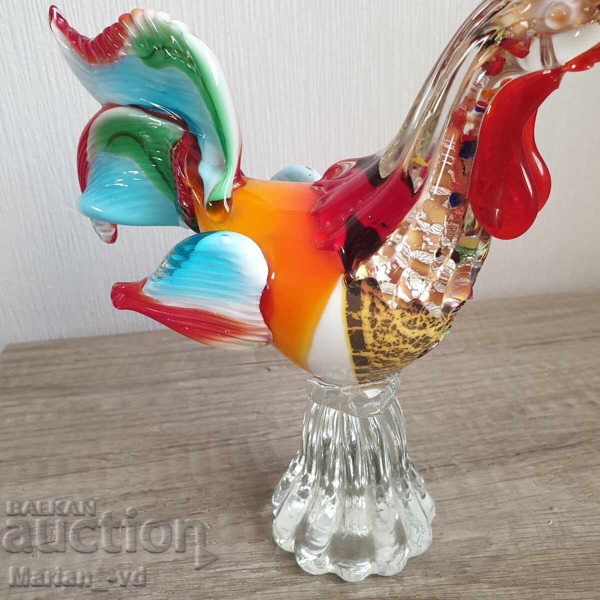 Аукцион Петел от муранско стъкло Аукцион Петел от муранско стъкло