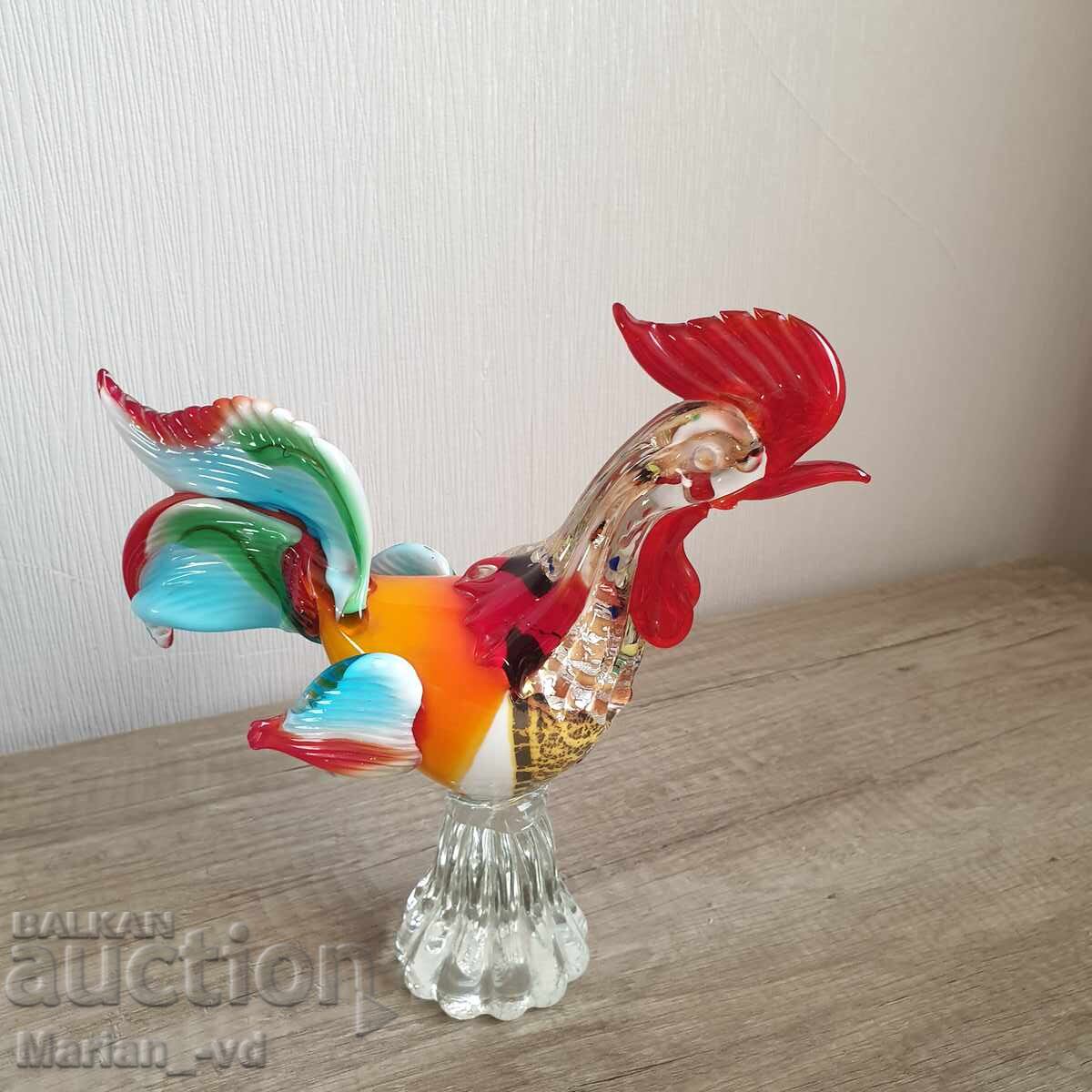 Петел от муранско стъкло Петел от муранско стъкло