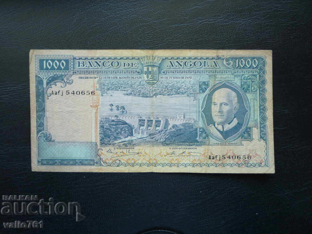 ПОРТУГАЛСКА АНГОЛА 1000 1 000  ЕСКУДОС 1970