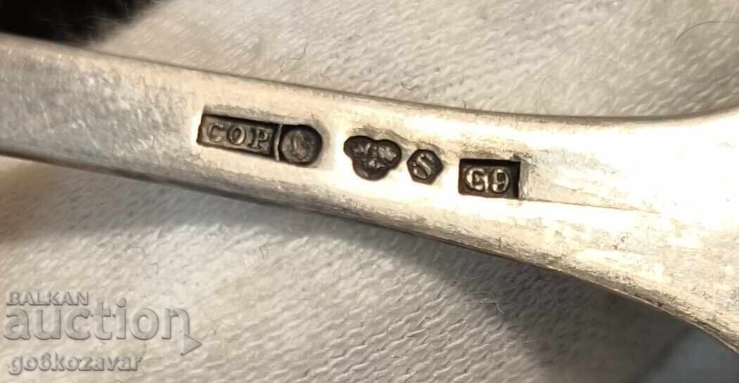 Ασημένιο σκανδιναβικό κουτάλι, επιχρυσωμένο ασήμι 830s Acrustacies - 5 Ασημένιο σκανδιναβικό κουτάλι, επιχρυσωμένο ασήμι 830s Acrustacies - 5