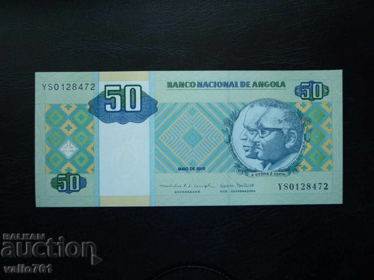 ANGOLA 50 KWANZAS 2010 NEW UNC