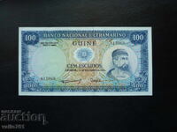 PORTUGUESE GUINEA 100 ESCUDOS 1971 NEW UNC