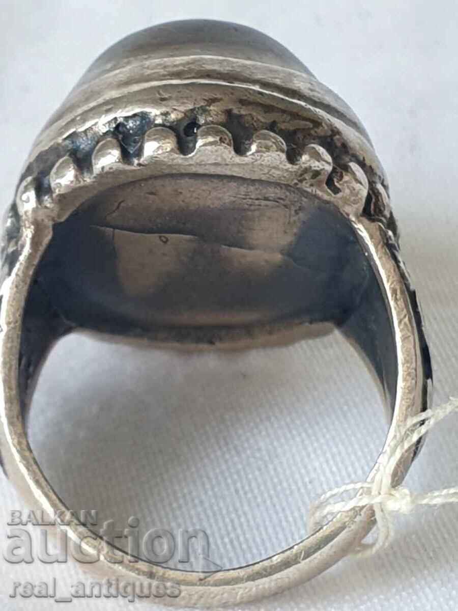 Παράδοση Δαχτυλίδι από μασίφ ασήμι