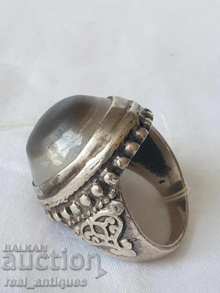 Δαχτυλίδι από μασίφ ασήμι