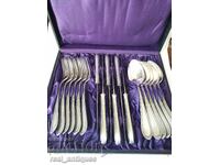 Set of silver plated utensils