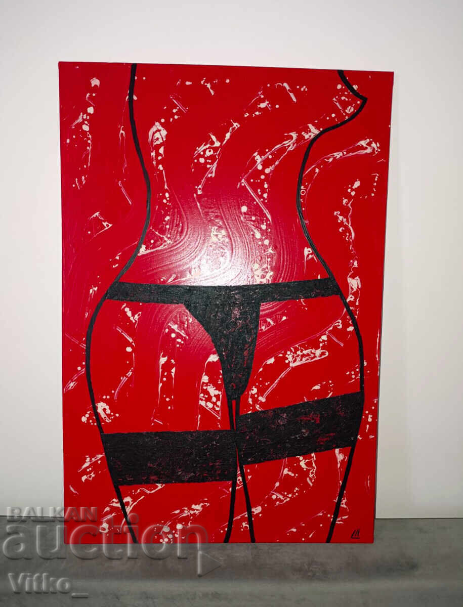 Auction Original painting acrylic and other paints on canvas Auction Original painting acrylic and other paints on canvas