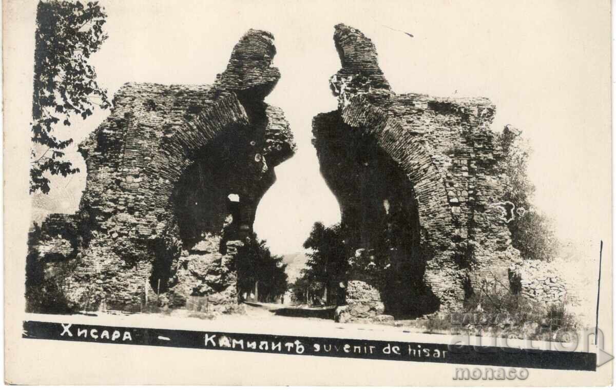 Old postcard - Hisarya, The Camels Old postcard - Hisarya, The Camels