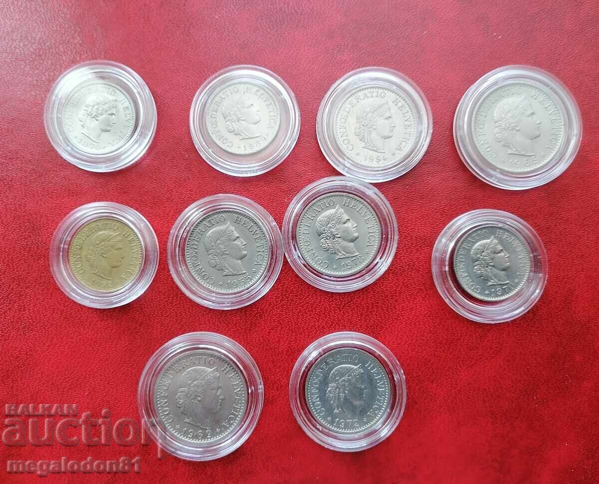 Лот рапени, различни стойности, Швейцария с цена 20.00 лв. | € 10.23 Лот рапени, различни стойности, Швейцария с цена 20.00 лв. | € 10.23