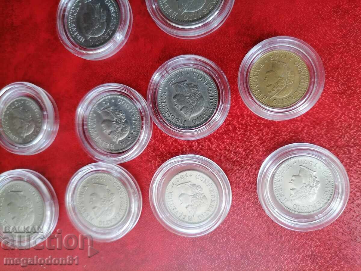 Аукцион Лот рапени, различни стойности, Швейцария Аукцион Лот рапени, различни стойности, Швейцария