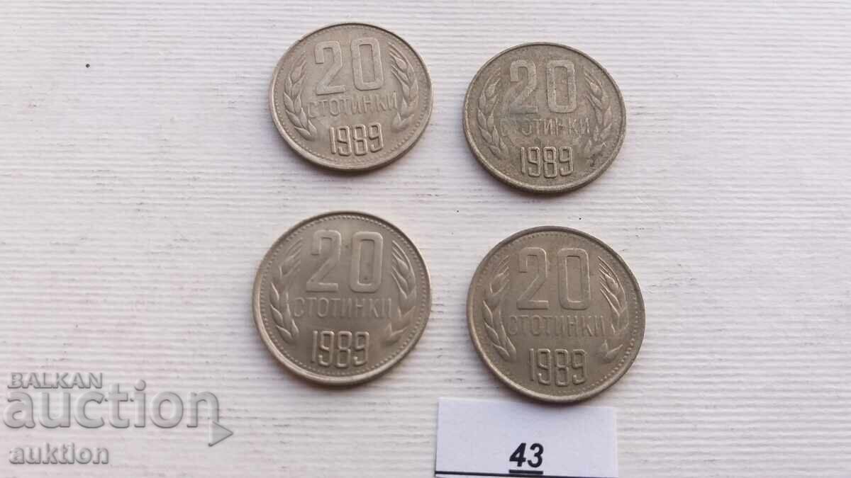 20 HUNDREDS 1989 4 ISSUES with price 2.99 BGN | € 1.53 20 HUNDREDS 1989 4 ISSUES with price 2.99 BGN | € 1.53