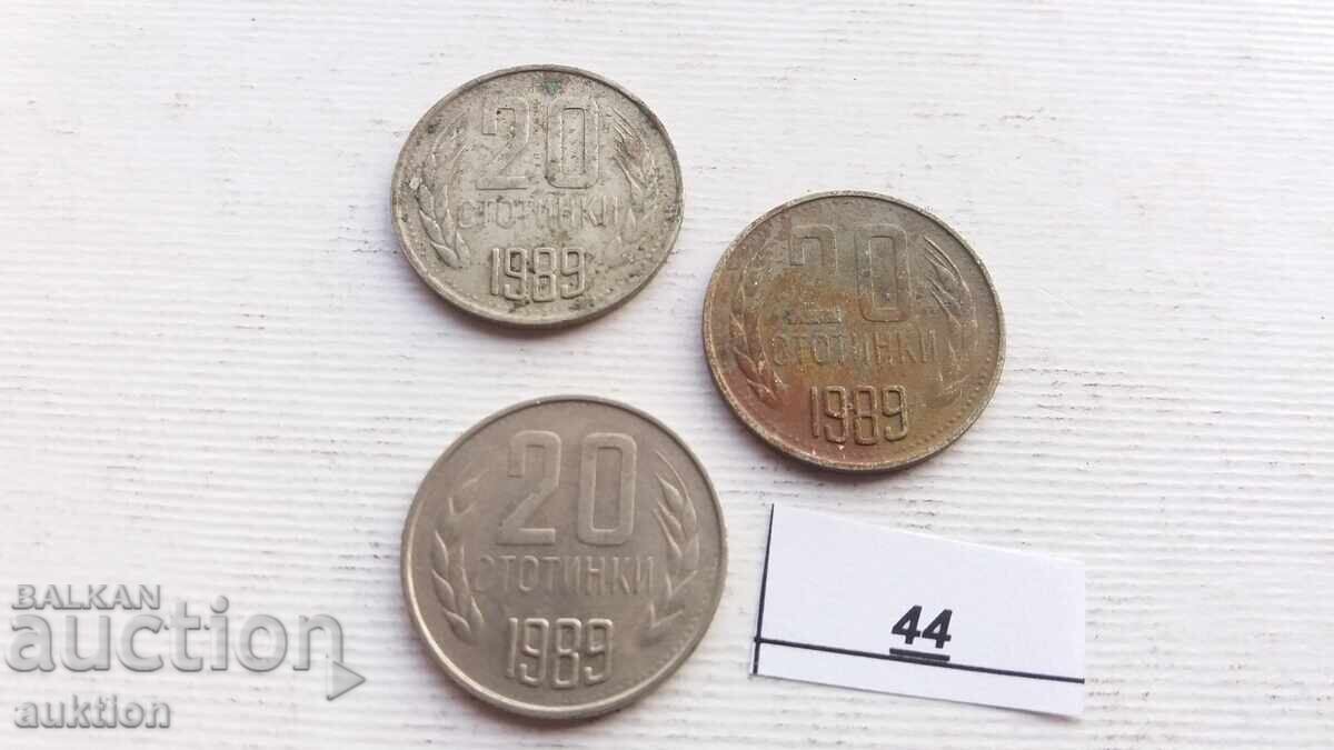 Auction  20 HUNDREDS 1989 3 ISSUES