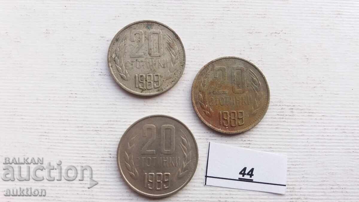 Delivery of 20 HUNDREDS 1989 3 ISSUES