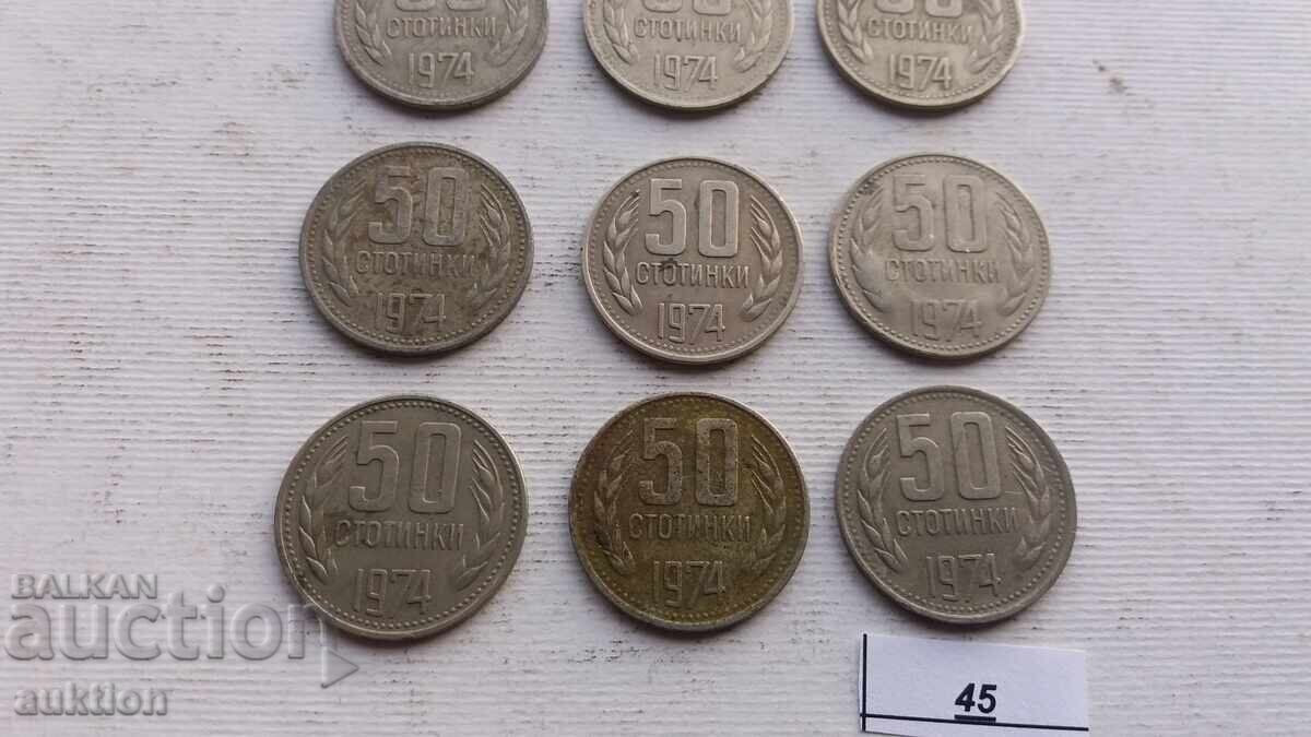 Auction 50 STOTINKI 1974 YEAR 9 ISSUE Auction 50 STOTINKI 1974 YEAR 9 ISSUE