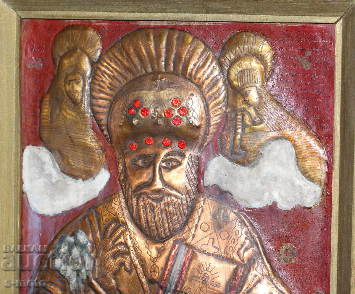 Παράδοση Θρησκευτική πλάκα, πίνακας εικονιδίων, σφυρήλατος χαλκός Παράδοση Θρησκευτική πλάκα, πίνακας εικονιδίων, σφυρήλατος χαλκός