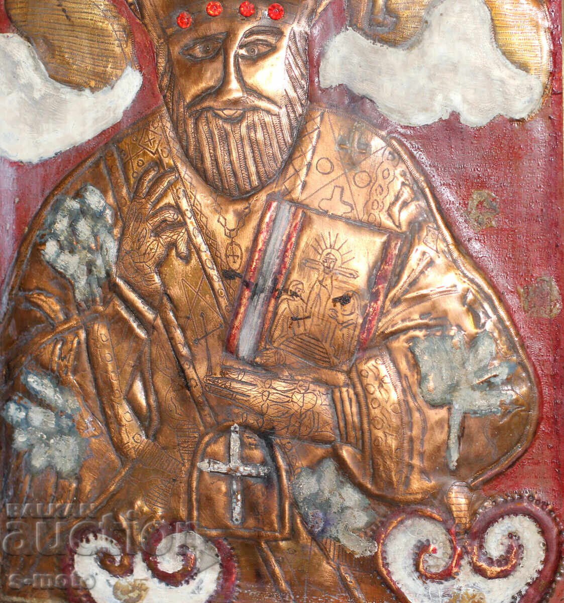 Θρησκευτική πλάκα, πίνακας εικονιδίων, σφυρήλατος χαλκός - 6 Θρησκευτική πλάκα, πίνακας εικονιδίων, σφυρήλατος χαλκός - 6