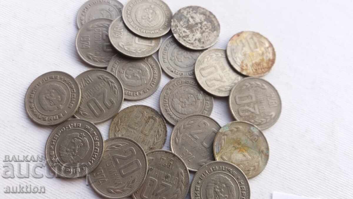 Auction 20 CENTS 1974 YEAR 20 NUMBERS Auction 20 CENTS 1974 YEAR 20 NUMBERS