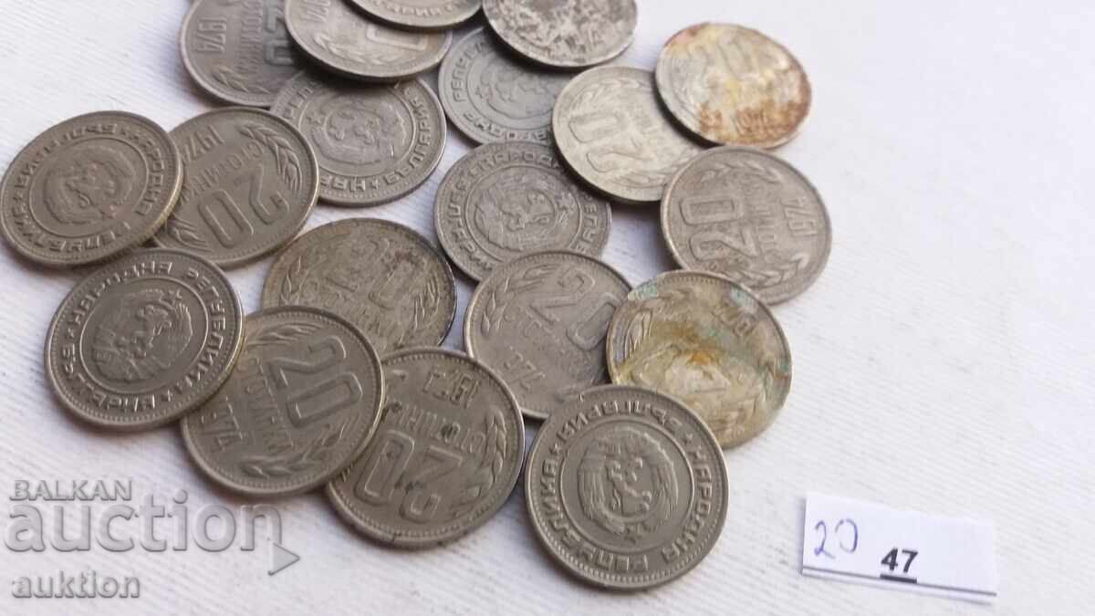 Delivery of 20 CENTS 1974 YEAR 20 NUMBERS Delivery of 20 CENTS 1974 YEAR 20 NUMBERS