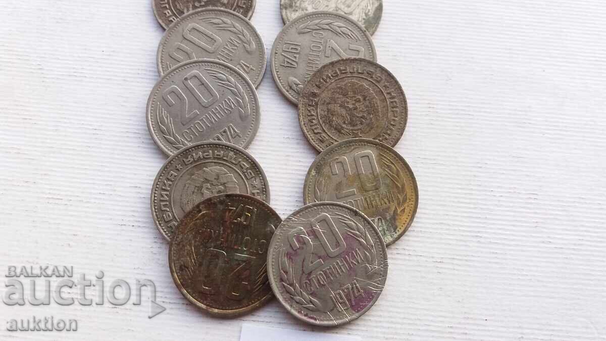 Delivery of 20 HUNDREDS 1974 10 ISSUES Delivery of 20 HUNDREDS 1974 10 ISSUES