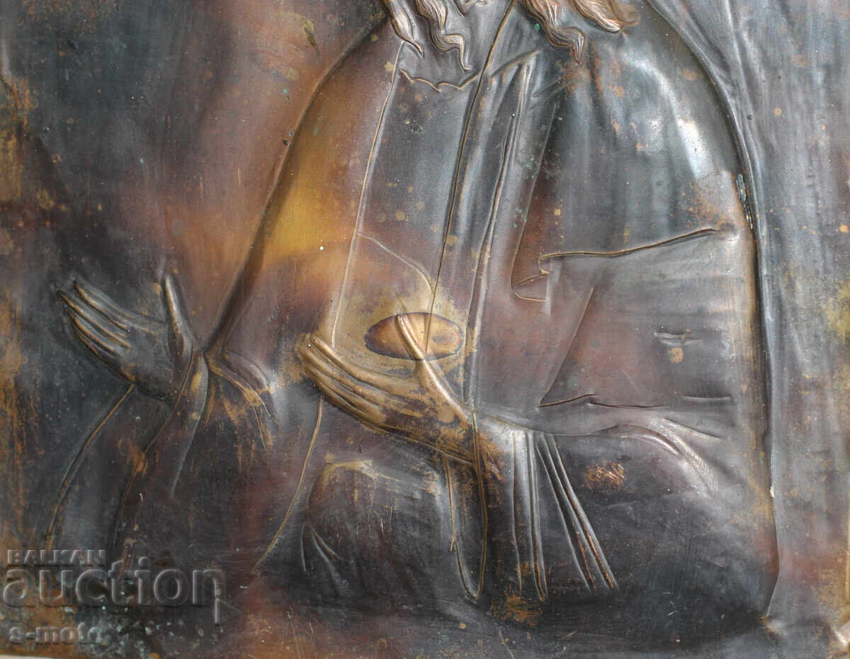 Religious plaque, icon panel, forged copper - 7 Religious plaque, icon panel, forged copper - 7