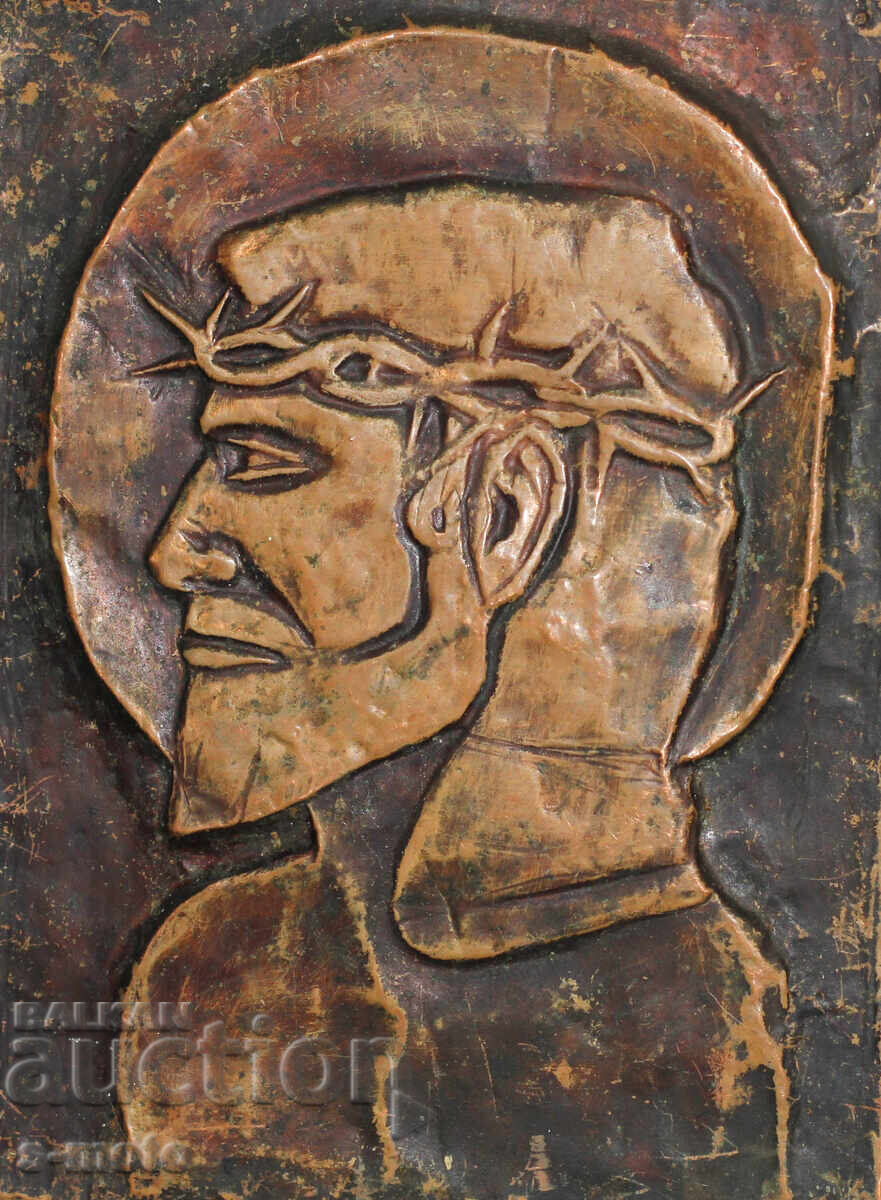 Παλιά θρησκευτική πινακίδα εικονίδιο πάνελ σφυρήλατο χαλκό με τιμή 200.00 BGN | € 102.26 Παλιά θρησκευτική πινακίδα εικονίδιο πάνελ σφυρήλατο χαλκό με τιμή 200.00 BGN | € 102.26