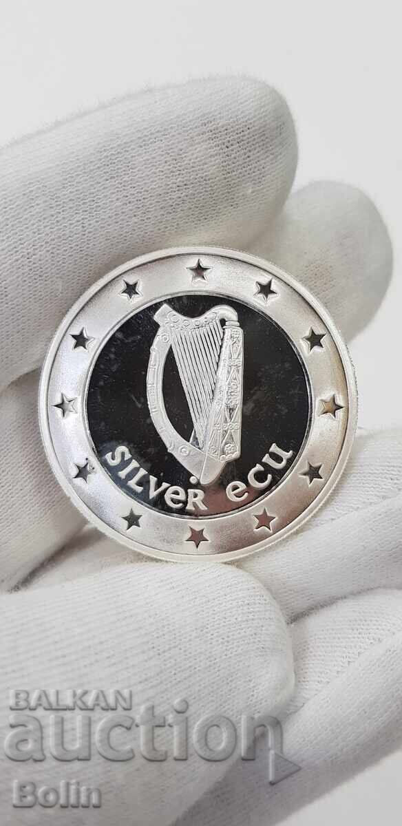 Delivery of Colored Silver Coin ECU, ECU - 1995 England Delivery of Colored Silver Coin ECU, ECU - 1995 England