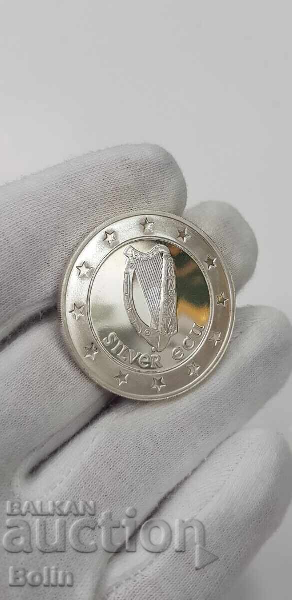 Colored Silver Coin ECU, ECU - 1995 England - 5 Colored Silver Coin ECU, ECU - 1995 England - 5