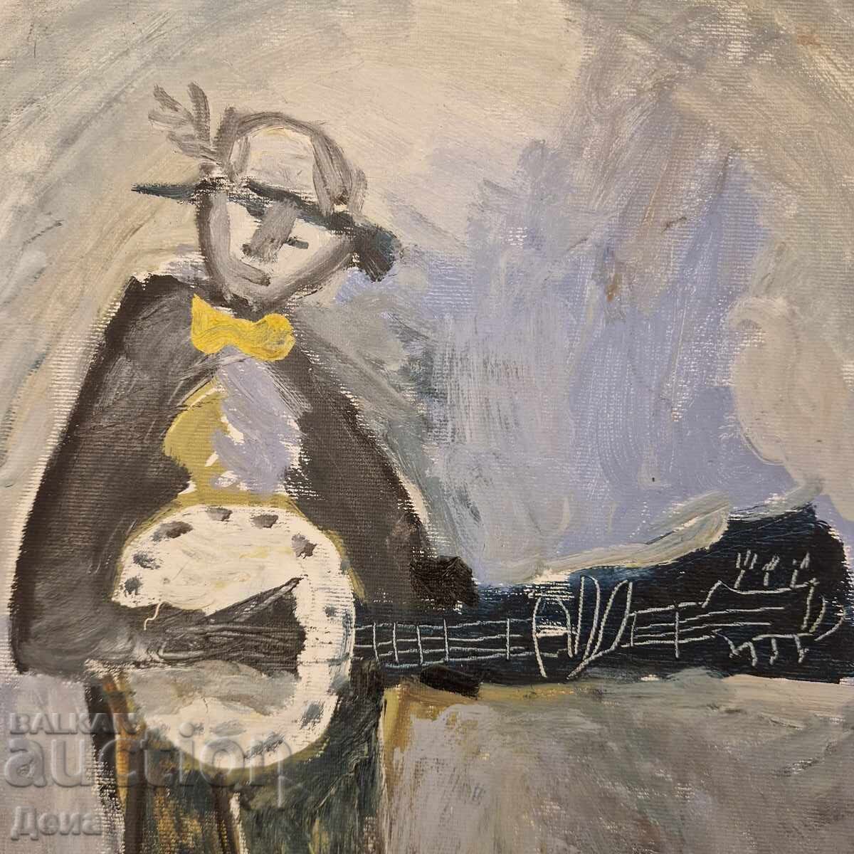 Delivery of Rosen Markovski painting Delivery of Rosen Markovski painting