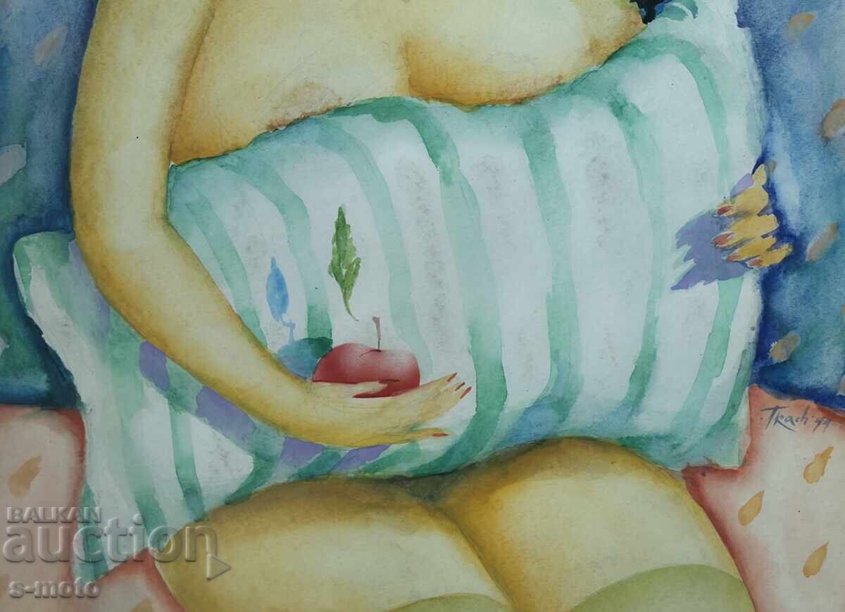 Delivery of Georgi Tkachov / 1962- / Watercolor female portrait 1999 Delivery of Georgi Tkachov / 1962- / Watercolor female portrait 1999